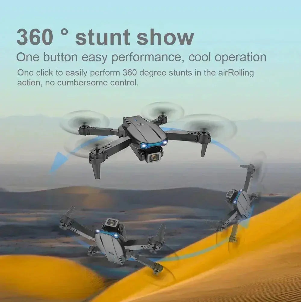 New E99Pro RC Drone 4K – Foldable FPV Helicopter VXN
