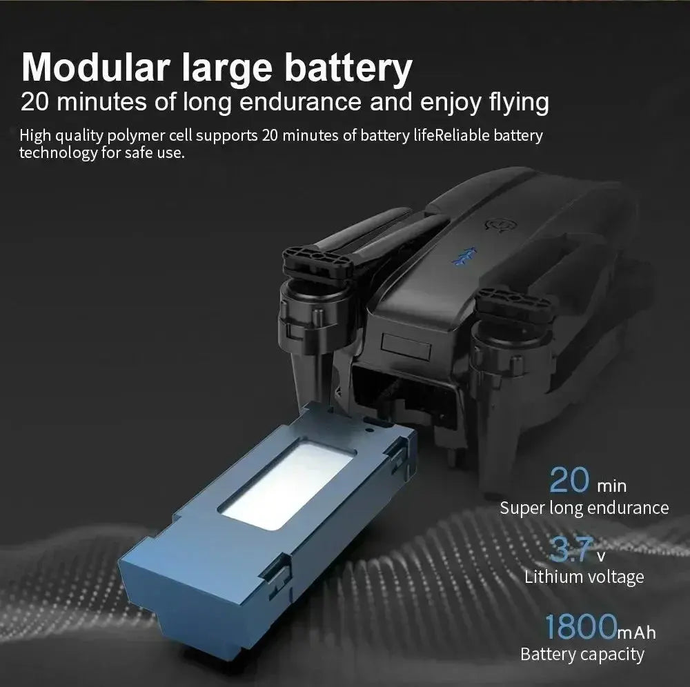 New E99Pro RC Drone 4K – Foldable FPV Helicopter VXN