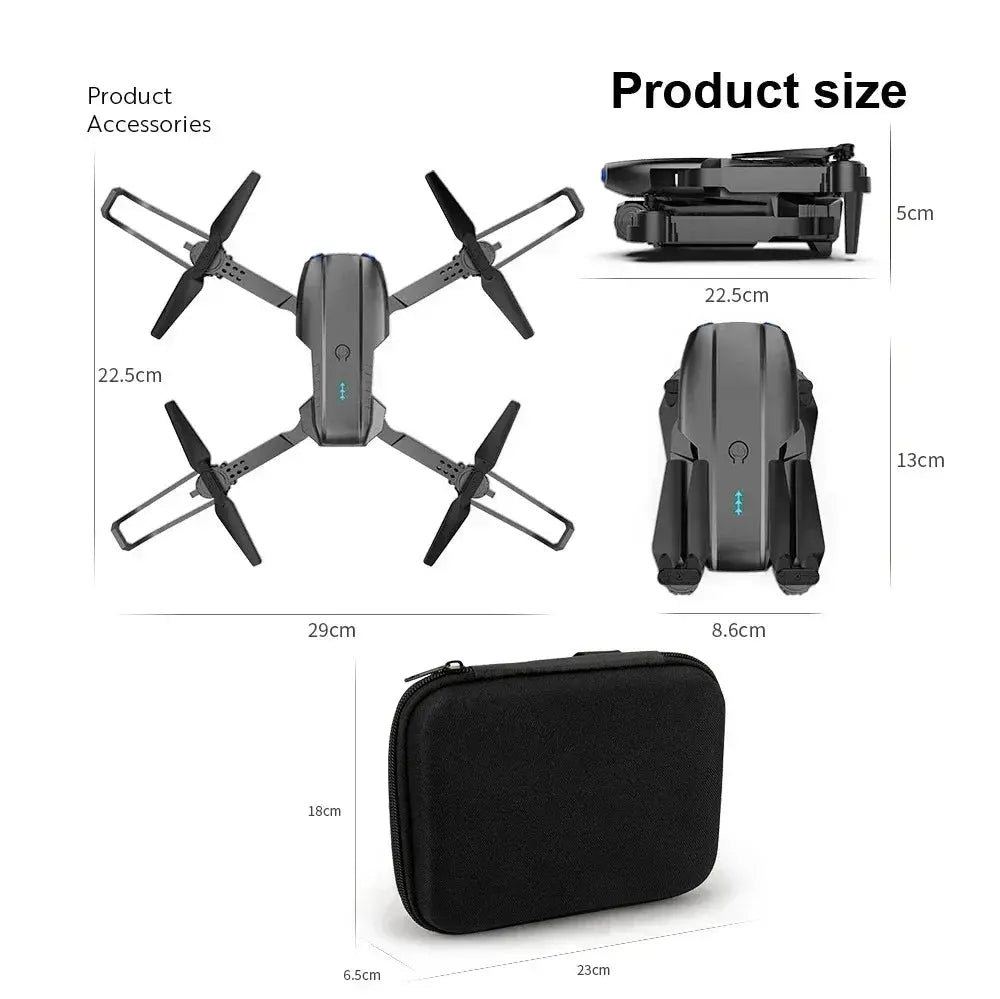 New E99Pro RC Drone 4K – Foldable FPV Helicopter VXN