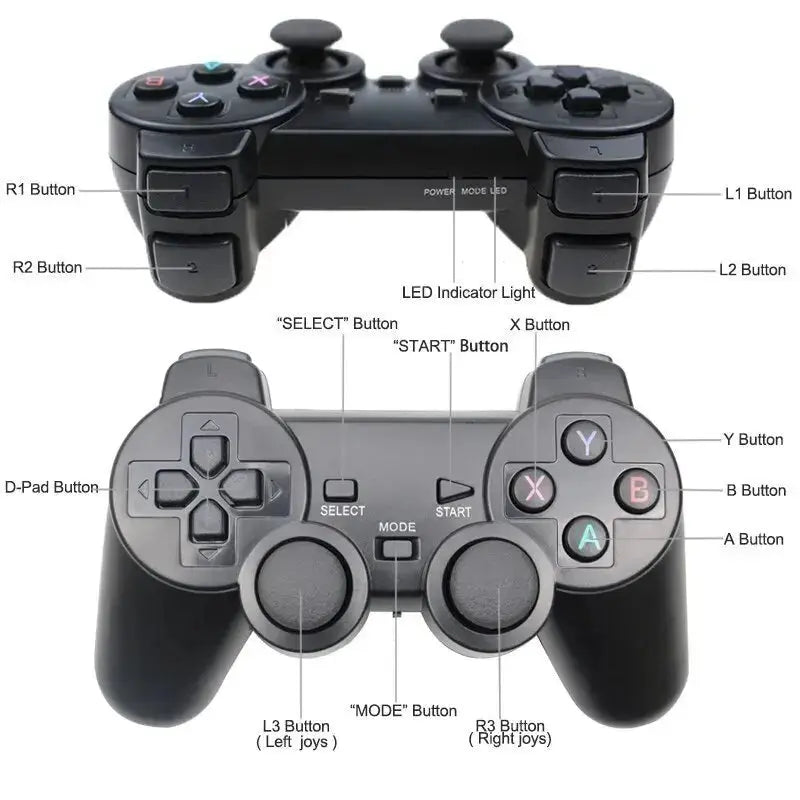 2.4GHz Wireless Game Controller – Dual Shock Gamepad VXN
