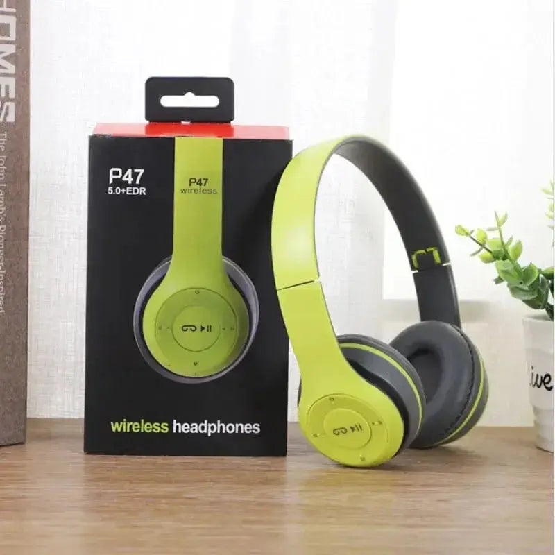 P47 Bluetooth 5.0 Wireless Headphone – Foldable HIFI VXN