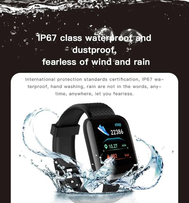 PHONEPACE Smart Fitness Tracker Bracelet – Color Screen VXN