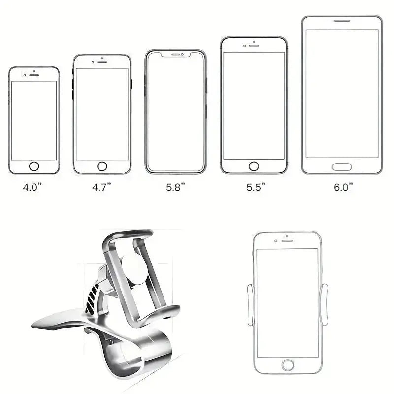 Car Phone Holder Easy Clip – Multi-Functional Stand VXN