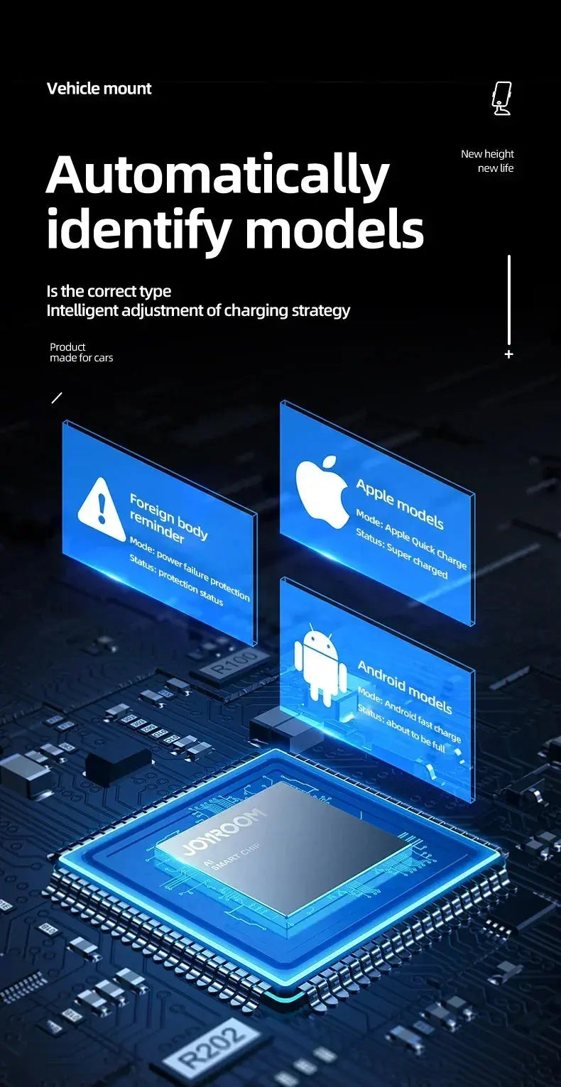 Infrared Induction Car Wireless Charger Stand – Fast Charging VXN