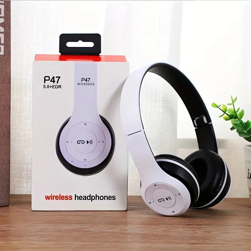 P47 Bluetooth 5.0 Wireless Headphone – Foldable HIFI VXN