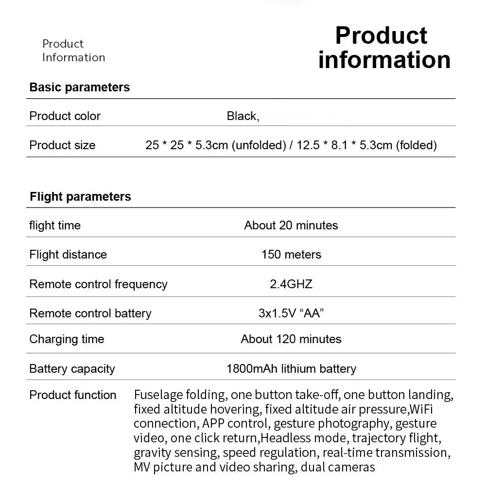 New E99Pro RC Drone 4K – Foldable FPV Helicopter VXN