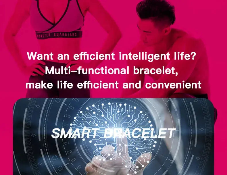 PHONEPACE Smart Fitness Tracker Bracelet – Color Screen VXN