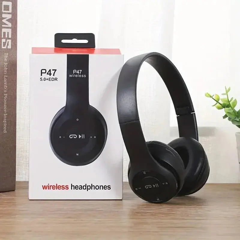 P47 Bluetooth 5.0 Wireless Headphone – Foldable HIFI VXN