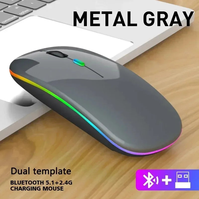 Rechargeable Wireless Mouse Bluetooth-Compatible RGB VXN