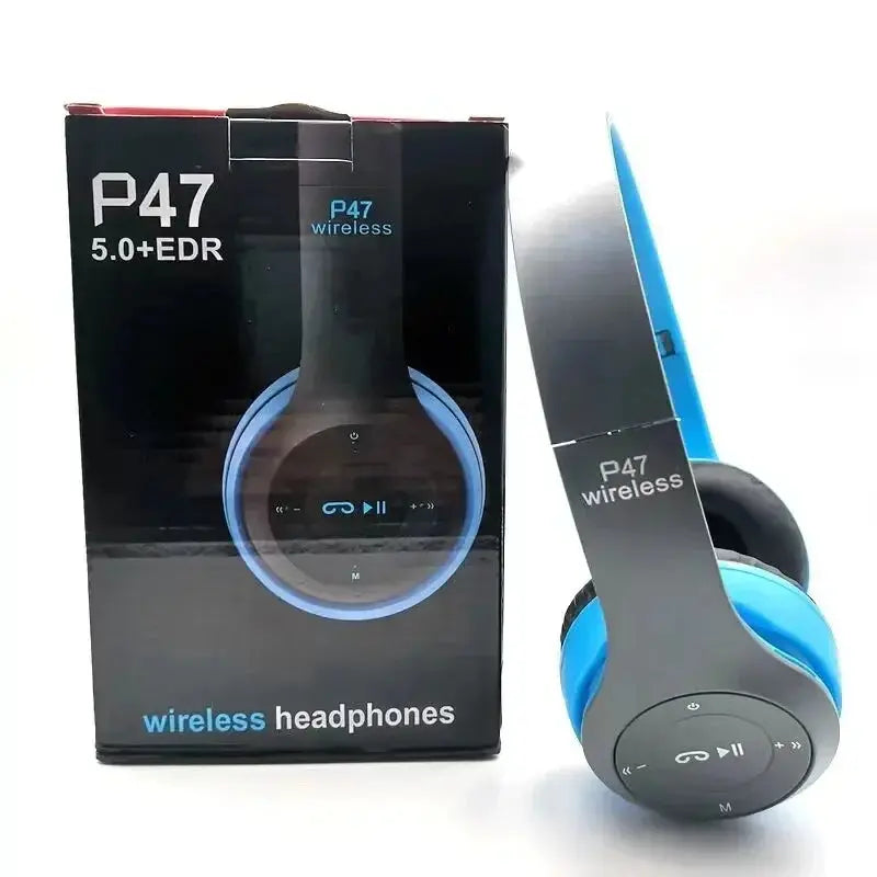 P47 Bluetooth 5.0 Wireless Headphone – Foldable HIFI VXN